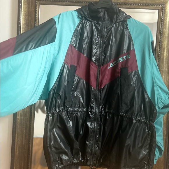 Lacoste Women's Adjustable Waist Colorblock Jacket - Picture 5 of 11